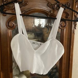 Zara crop top size Large